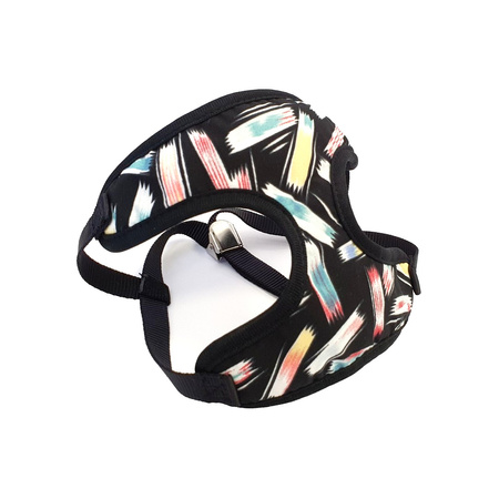 Lekkie Oddychające Szelki Bezuciskowe Dla Małego Psa + Czarna Smycz