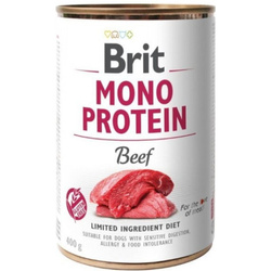 Brit Mono Protein 400g Mokra Karma dla Psów Wołowina 