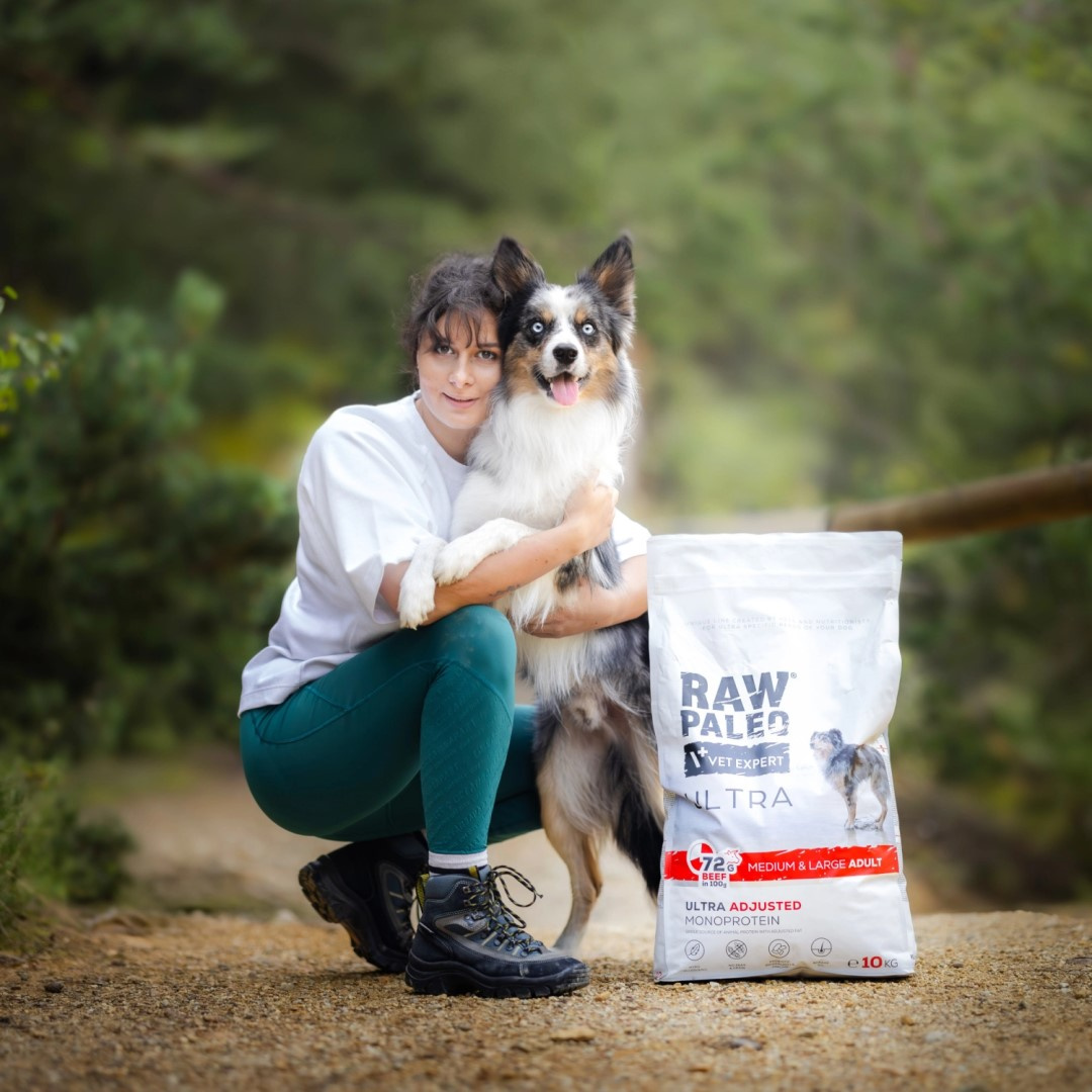Raw Paleo Ultra Beef Medium&Large Adult 2kg Sucha Karma z Wołowiną Dla Psa