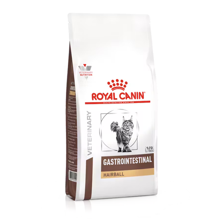 Royal Canin Veterinary Gastrointestinal Hairball S/O 2kg Sucha Karma Dla Kotów Ułatwiająca Usuwanie Kul Włosowych