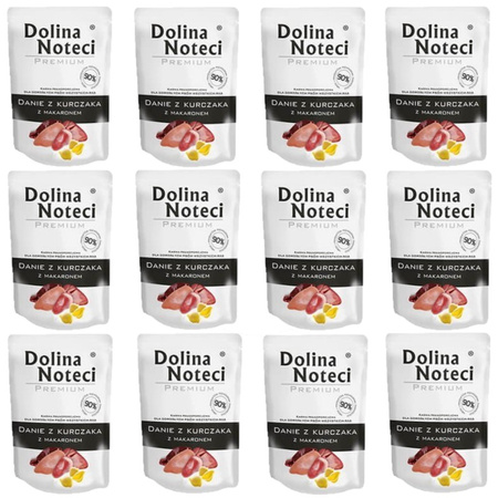 Dolina Noteci Premium Danie Z Kurczaka Z Makaronem 12x100g Mokra Karma Dla Psa