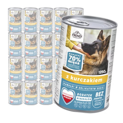 Frendi Kawałki z Kurczakiem w Sosie 20x1250g Mokra Karma Dla Dorosłych Psów Wszystkich Ras