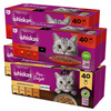 Whiskas Adult 160x85g Drobiowe Frykasy W Galaretce I Klasyczne Posiłki w Sosie Mokra Karma Dla Dorosłych Kotów