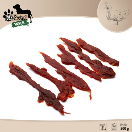 Mr. Pretzel Przysmak Dla Psa Miękkie Filety Z Kaczki 500g