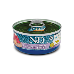 N&D Cat Natural Tuna & Shrimp 70g Mokra Karma Dla Kota Tuńczyk Krewetka