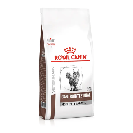 Royal Canin Veterinary Gastrointestinal Moderate Calorie S/O 2kg Sucha Karma Dla Kotów z Zaburzeniami Trawienia i Nadwagą