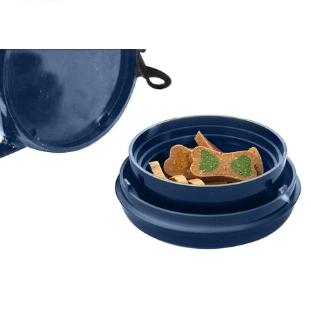 Automatyczna Smycz dla Psa SCL9201 L=5m Niebieska - Latarka LED, Pojemnik na Worki