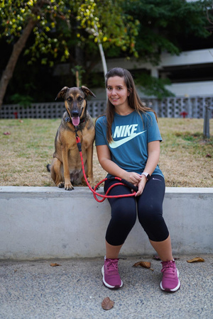 Mocna Smycz 3m Dla Duzych Silnych Psów Psa Odblaskowa CZERWONA