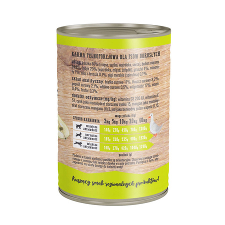 Wiejska zagroda MIX SMAKÓW 12x 400g mokra karma dla dorosłych psów