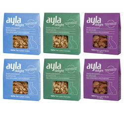 Ayla Delight Filet z Piersi Mix Smaków 6x28g Liofilizowany Przysmak Dla Kota 100% Mięsa