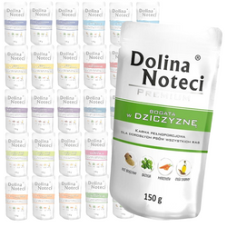 Mokra Karma Dla Psa Dolina Noteci Premium Mix 10 Smaków Saszetka 30x150g