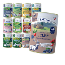 Baltica Mix Smaków 12x400g Bezzbożowa Hipoalergiczna Mokra Karma Dla Psa