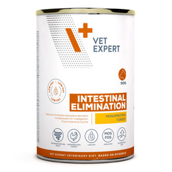 VetExpert Veterinary Diet Intestinal Elimination Low Fat 400g Mokra Karma Weterynaryjna Dla Psów z Zaburzeniami Trawiennymi
