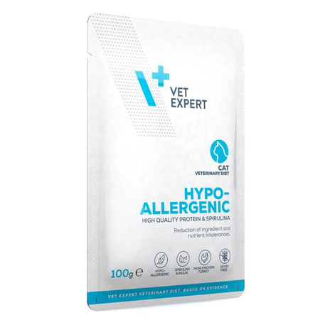 VetExpert Veterinary Diet Hypoallergenic 100g Hipoalergiczna Mokra Karma Weterynaryjna Dla Kota Z Indykiem