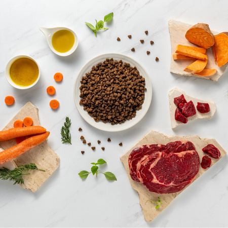 Raw Paleo Ultra Beef Mini Puppy 750g Sucha Karma z Wołowiną Dla Szczeniąt Ras Małych