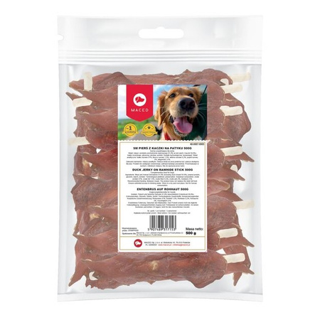 MACED PIERŚ Z KACZKI NA PATYKU 500G