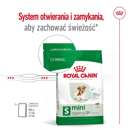 Royal Canin SHN Mini Adult 12+ 3,5kg Karma Sucha Dla Psów Dojrzałych Po 12 Roku Życia Ras Małych