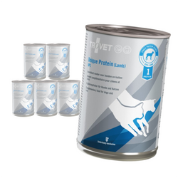 Trovet Unique Protein UPL 6x400g Mokra Karma Uzupełniająca Dla Psów i Kotów z Jagnięciną