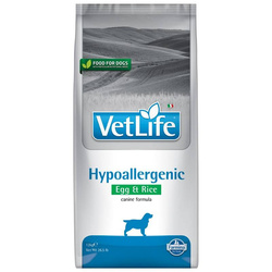 Vet Life HIPO Egg & Rice DOG 12kg sucha karma dla psów z alergią