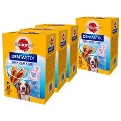 PEDIGREE DentaStix 4 x 28 sztuk Medium Średnie Rasy Gryzak Dla Psów