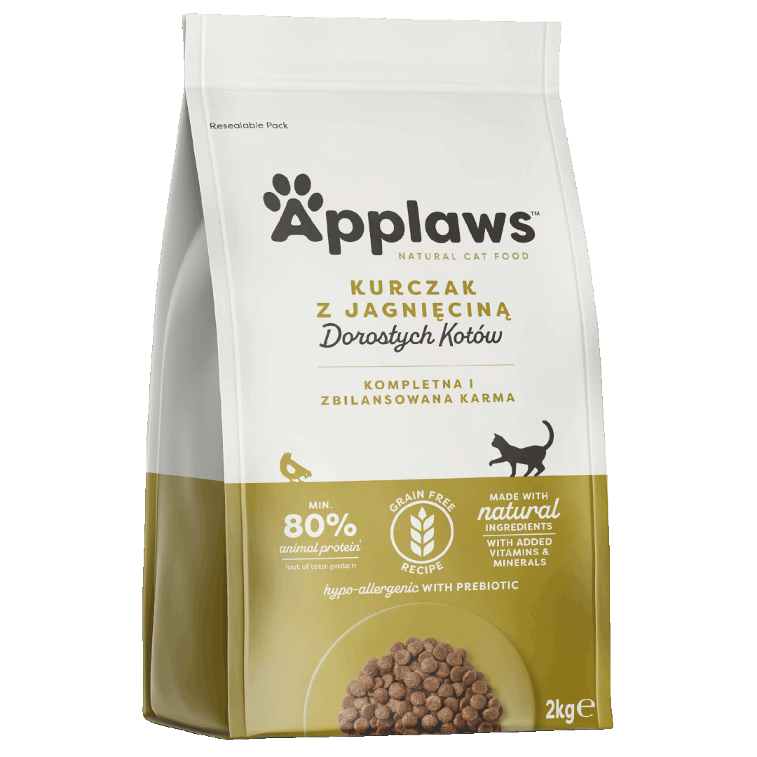 Applaws Cat Bezzbożowa Sucha Karma Dla Kota Z Kurczakiem i jagnięciną