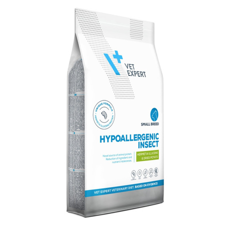 VetExpert Veterinary Diet Hypoallergenic Insect 8kg Hipoalergiczna Sucha Karma Dla Psów Małych Ras z Owadami