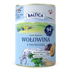 Baltica Wołowina z Pietruszką 400g Monoproteinowa Hipoalergiczna Bezzbożowa Mokra Karma Dla Psa