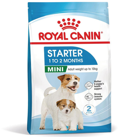 Royal Canin Mini Starter Mother & Babydog 4kg Karma Sucha Dla Suk W Ciąży I Okresie Laktacji Oraz Szczeniąt Ras Małych
