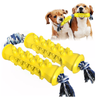 Zabawka Gryzak Dentystyczny Dla Psa Z Funkcją Dozownika Pasty Oraz Karmy Kolor Żółty