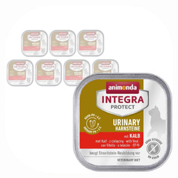 Animonda Integra Protect Urinary 8x100g Mokra Karma z Cielęciną Dla Kota Na Kamienie Struwitowe