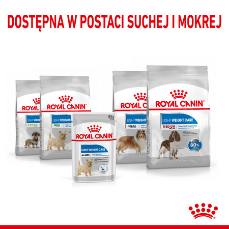 Royal Canin Light Weight Care 48x85g Karma Mokra Pasztet Dla Psów z Tendencją Do Nadwagi