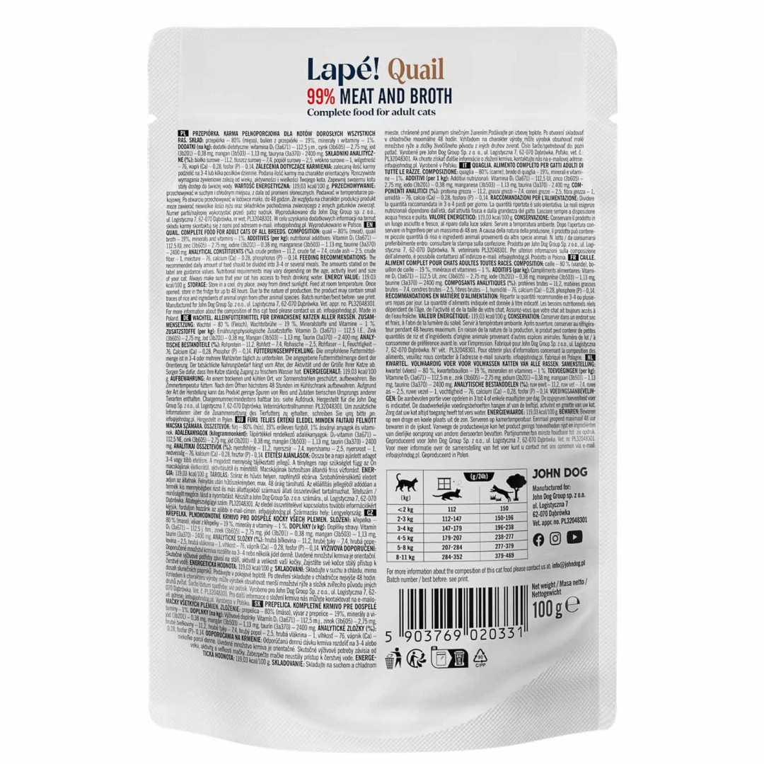 John Dog For Cats Lapé Mokra Karma Dla Kota
