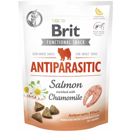 BRIT CARE Karma Uzupełniająca Przysmaki Premium dla Psa z Łososiem i Rumiankiem 150g