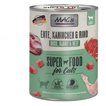 MAC's 24x800g Bezzbożowa Mokra Karma Dla Dorosłego Kota Mix 6 Smaków