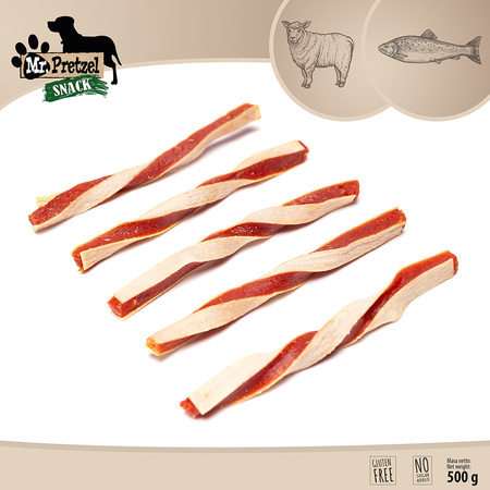 Mr. Pretzel Przysmak Dla Psa Kanapki Z Jagnieciną 500g