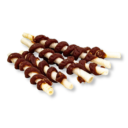 Przysmak dla psa MACED PAŁECZKA WOŁOWA Z JAGNIĘCINĄ 500G