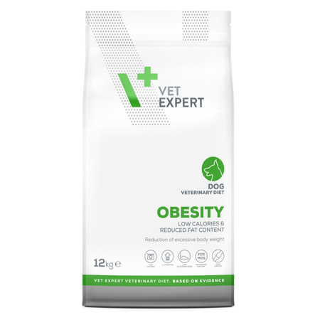 Vet Expert Obesity Sucha Karma Weterynaryjna Dla Psa Z Drobiem 12kg Redukcja Masy Ciała