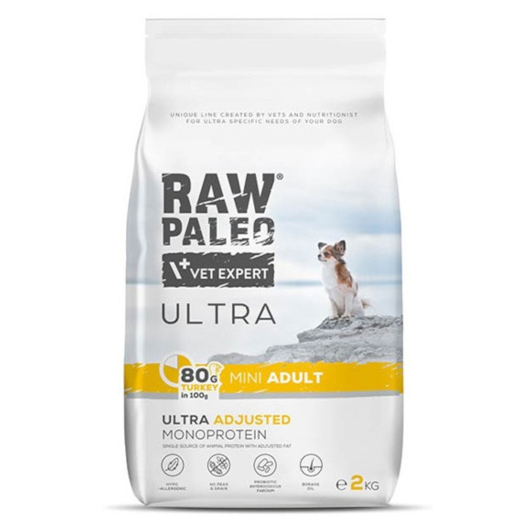 Raw Paleo Ultra Turkey Mini Adult Monoproteinowa Sucha Karma