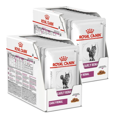 Royal Canin Veterinary Early Renal 24x85g Mokra Karma W Sosie Dla Dorosłych Kotów Z Niewydolnością Nerek