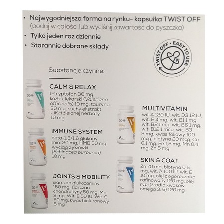 VETEXPERT Display Suplementy Mix - Zestaw dla Psa i Kota