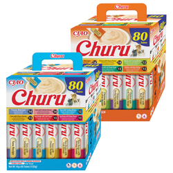 Inaba Cat Churu 160x14g (2240g) Kremowy Przysmak Dla Kota Pasta Mix Smaków