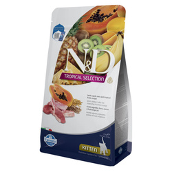 Farmina N&D Tropical Selection Kitten 1,5kg Sucha Karma Dla Kociąt z Jagnięciną i Owocami Tropikalnymi