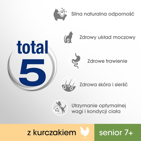 PERFECT FIT Senior 7+ 750g Sucha Karma Dla Kota Starszego Bogata w Kurczaka