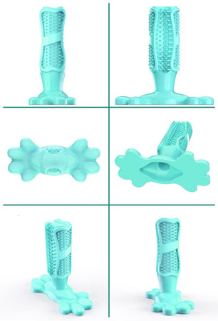 Gryzak Zabawka Dentystyczna Do Zębów Dla Psa L Kolor Turkusowy