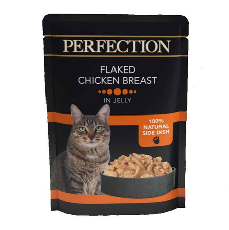 Perfection Pierś Z Kurczaka W Płatkach 12x70g Mokra Karma Dla Kota W Galaretce