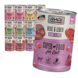 MAC's Cat Mokra Karma Dla Kota Mix Smaków 12x400g Cielęcina Indyk Wołowina Jagnięcina Łosoś Kurczak