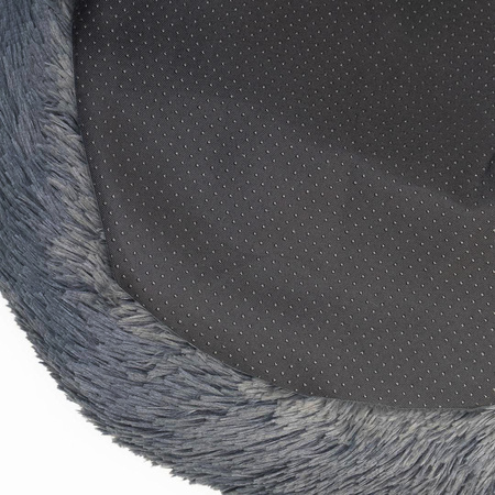 Pluszowe Legowisko Dla Psa I Kota M 60cm W Kolorze Ciemnoszarym