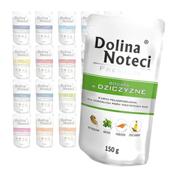 Mokra Karma Dla Psa Dolina Noteci Premium Mix 10 Smaków Saszetka 20x150g