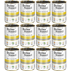 Mokra Karma Dla Psa Dolina Noteci Premium Senior Kurczak Z Marchewką I Bazylią 12x 400g