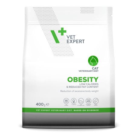 Vet Expert Obesity Sucha Karma Dietetyczna Dla Kota Z Drobiem 400g Redukcja Masy Ciała